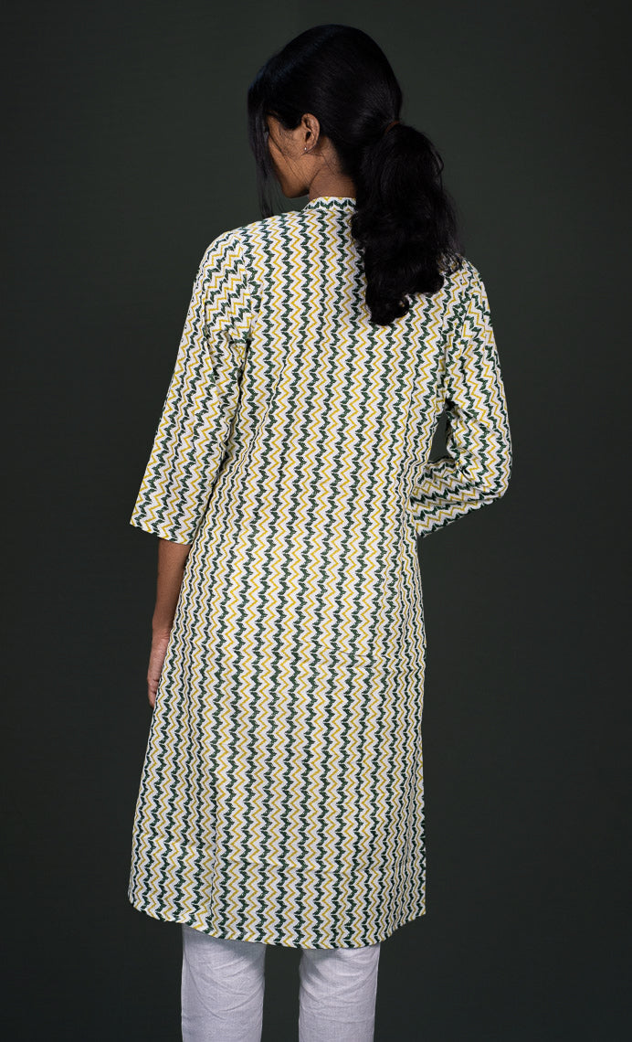 Ethnic Printed Cotton Kurta